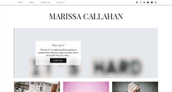 Desktop Screenshot of marissacallahan.com