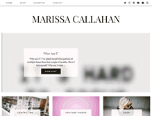 Tablet Screenshot of marissacallahan.com